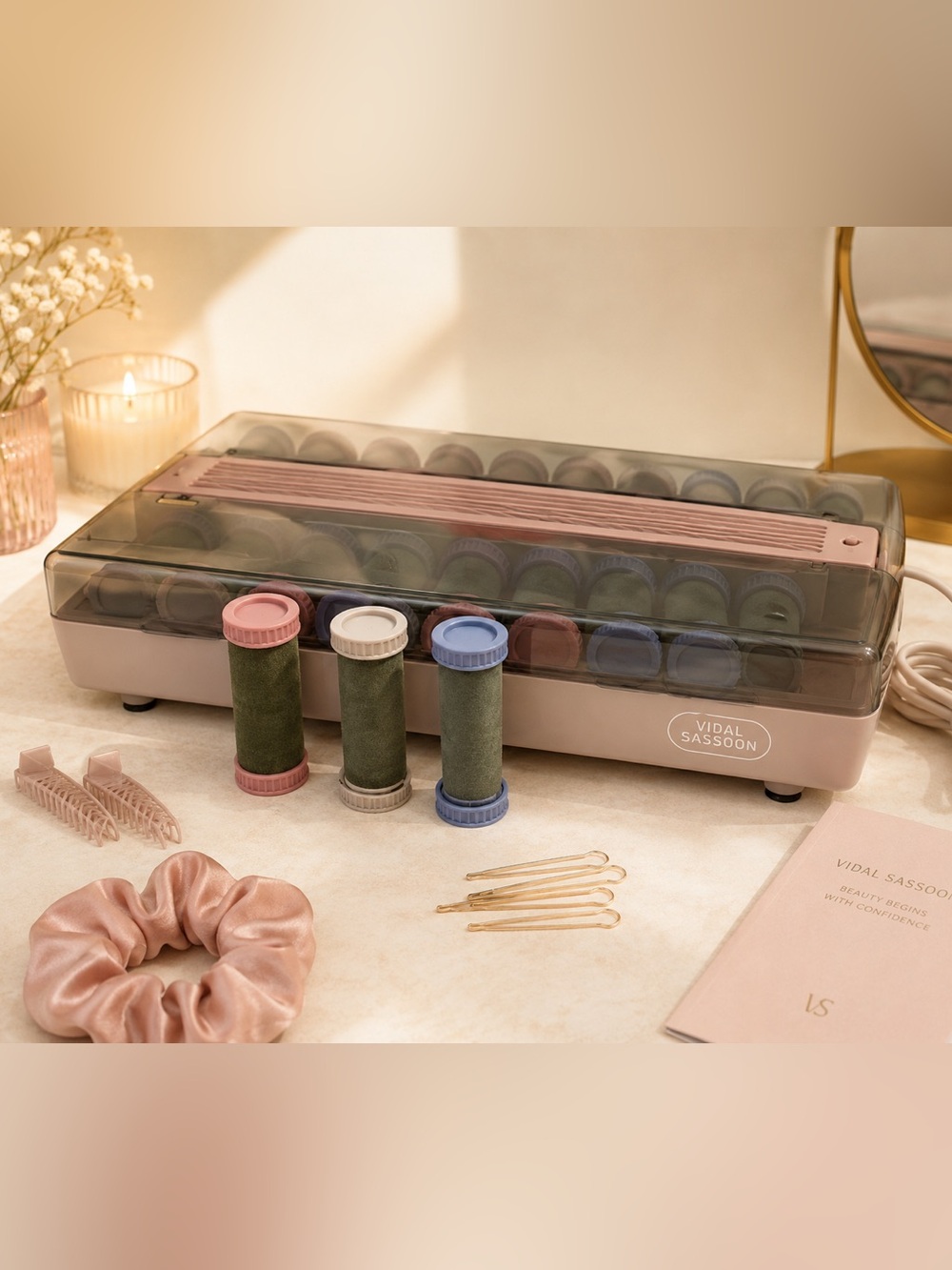 Vidal Sassoon Hair Roller Set with Cover